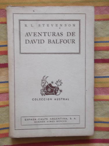 Aventuras De David Balfour R. L. Stevenson 1943