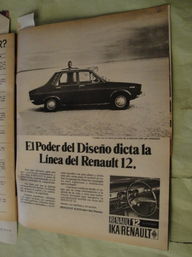 Publicidad Renault 12 Año 1971 Xx