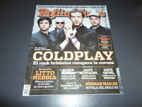 Rolling Stone 90 Coldplay Kasabian Foo Fighters Miranda