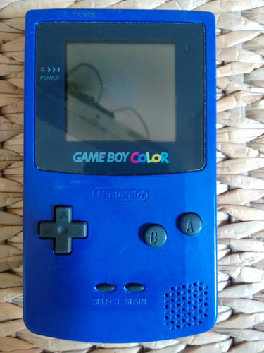 Game Boy Color Azul Funcionando - Leio O Anuncio!!