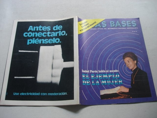 Revista Las Bases N°137 Jorge Porcel Peron Y Yo, Union S. Fe