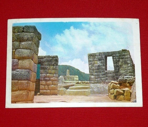 Antigua Postal Machu Picchu Vista Parcial 1971 Cusco Perú