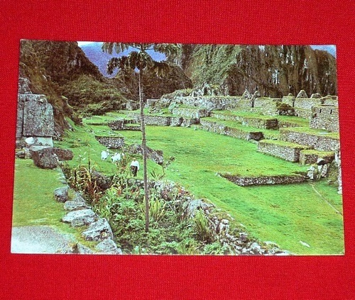 Antigua Postal Ruinas Machu Picchu Cusco Perú 1976 En Color
