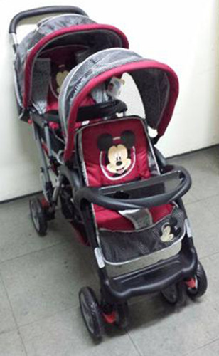 Cochecitos Bebes Hermanitos Disney Mickey 3304 Babymovil