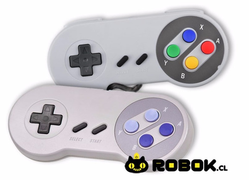 Control Super Nintendo Usb Pc Y Mac Joystick Snes Robok.cl