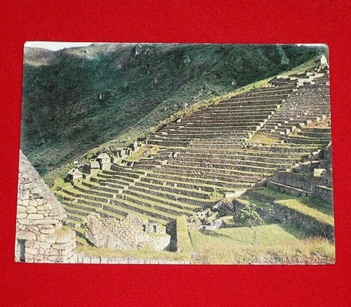 Antigua Postal Andenes Incaicos Machu Picchu 1981 Cusco Perú