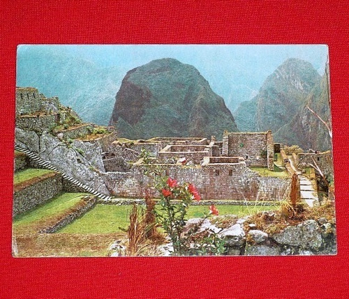Antigua Postal Barrio Industrial Machu Picchu 1975 Cusco