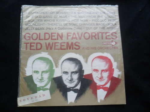 Lp Golden Favorites Ted Weems And His Orchestra