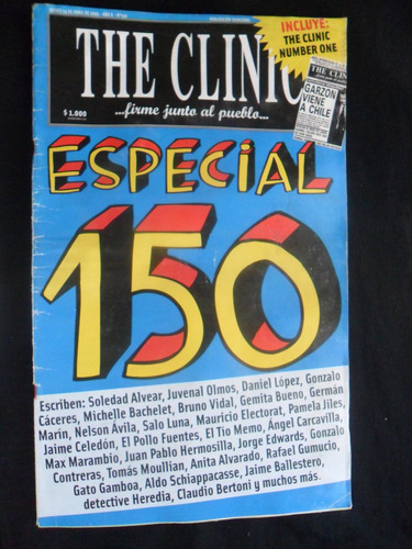 Revista The Clinic Año 6, Numero 150