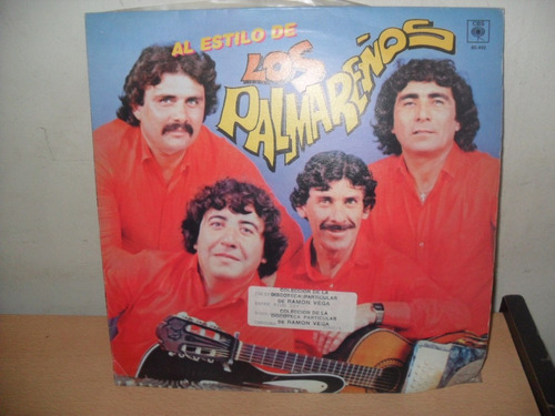 Los Palmareños Al Estilo De... Cumbia Lp Vinilo