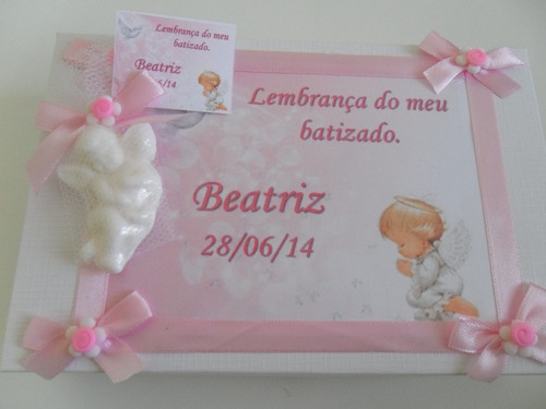 Lembrancinha Para Batizado. Caixa Com 20 Anjinhos Perfumados