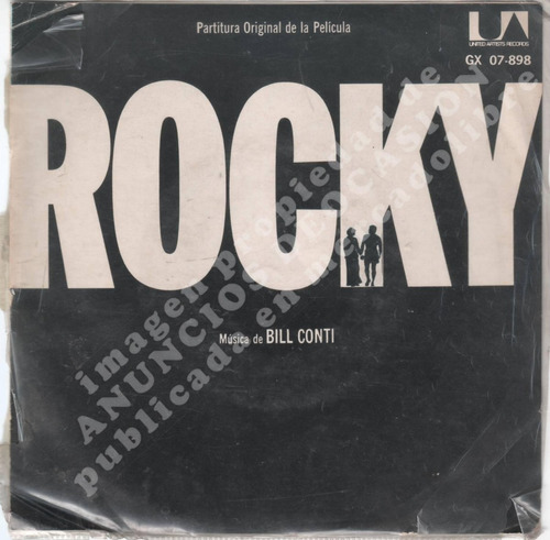 Música Original De La Película Rocky (1977) Extended Play
