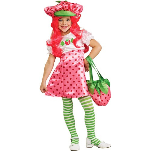 Disfraz De Strawberry Shortcake Para Niña Talla S Halloween