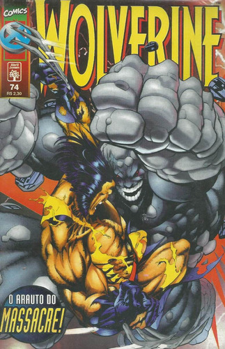 Wolverine 74 - Abril - Bonellihq Cx82 G19