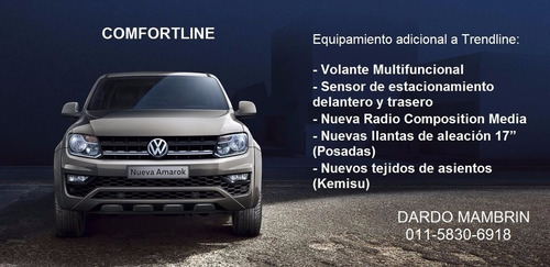 Volkswagen Amarok 2.0 Cd Tdi 180cv Comfortline At Okm 2021