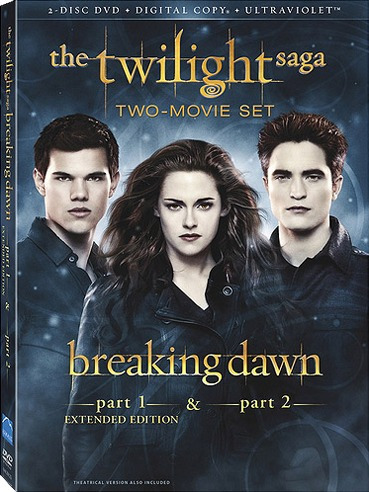 The Twilight Saga: Amanecer, Parte 1 + Parte 2 En Dvd