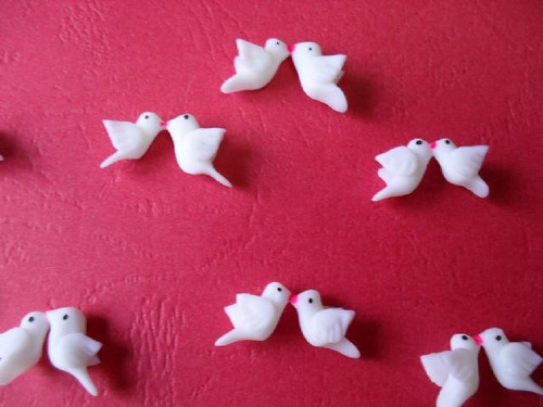 Palomitas Masa Flexible Para Tarjetas De Matrimonio(docena )