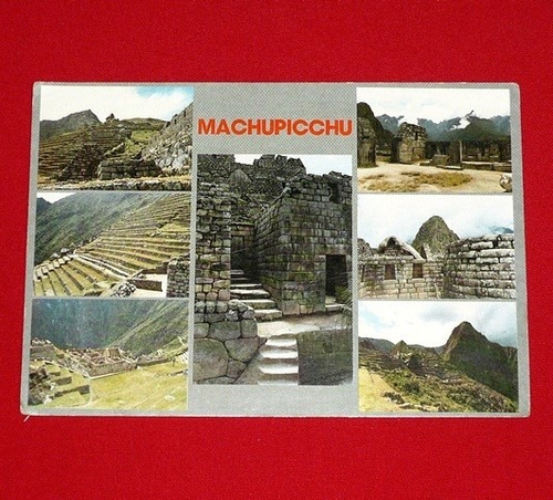 Antigua Postal Machu Picchu 1988 Fatto Ruinas Cusco Perú