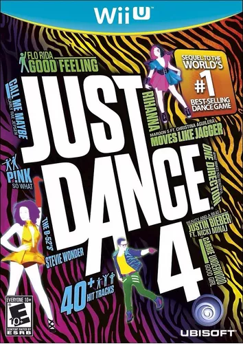 Jogo Just Dance 4 Nintendo Wii U Dança Música Frete Grátis