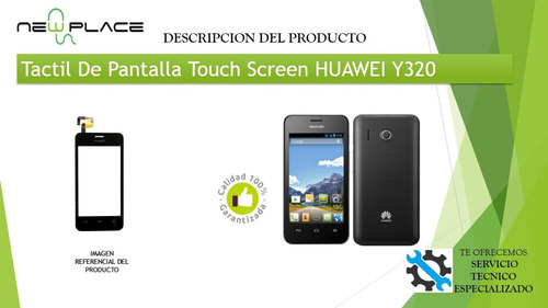 Tactil De Pantalla Touch Screen Huawei Y320