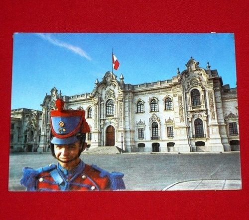 Antigua Postal Palacio De Gobierno Guardia Presidencial 1987