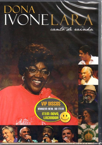 Dvd Dona Ivone Lara Com Arlindo Cruz Zeca Pagodinho Lacrado!