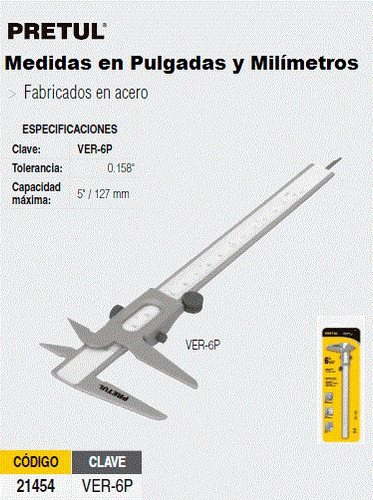 Calibre Pretul 6 Pulgadas