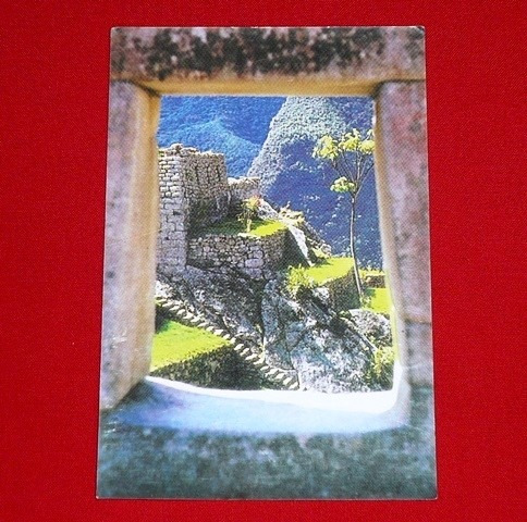 Postal Machu Picchu Foto Renzo Ucelli Arti Card Cusco Perú