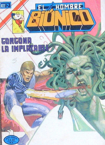 El Hombre Bionico  Gorgona La Impacable, Comic, 1979