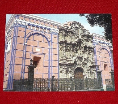 Antigua Postal Iglesia San Agustín Centro De Lima Eismann