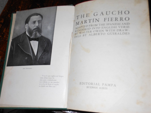 *  The Gaucho Martin Fierro 