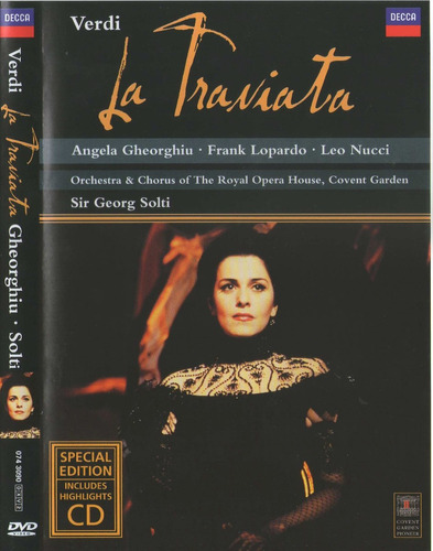 Dvd + Cd Traviata Gheorghiu/lopardo/nucci Direc Georg Solti
