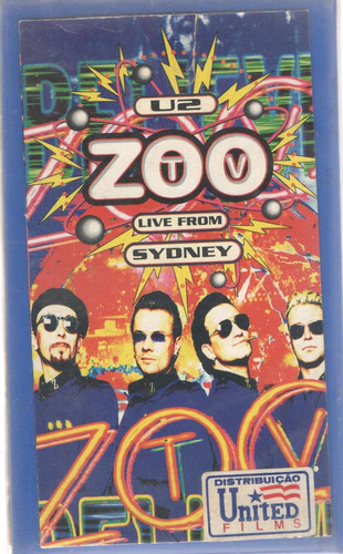 Imagem 1 de 1 de Vhs U2 Zoo Live From Sydney /orig /usado