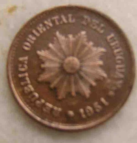 Moneda 5 Centésimos-1951-cobre