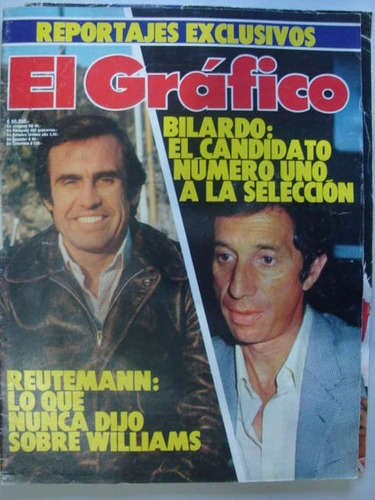 El Grafico 3298 Reutemann Y Bilardo Emilse Raponi