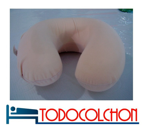 Imagen 5 de 6 de Combo 2 Almohada Cuello De Viaje Premium Memoria Inteligente