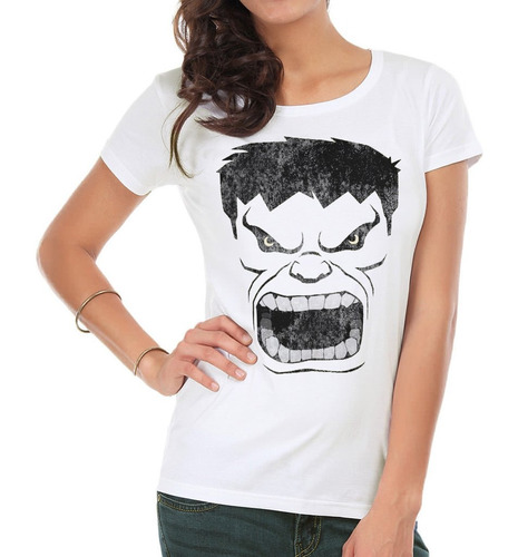 Remera Mujer  Hulk   Inkpronta