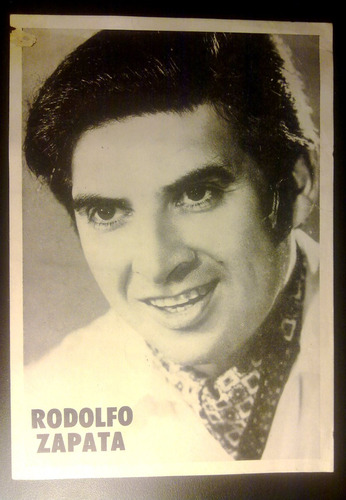 Rodolfo Zapata - Postal Promocional Del Sello Music Hall