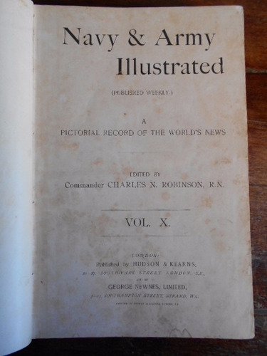 Imagen 1 de 6 de Navy & Army Illustrated 1900 Militar Naval Guerra Armas Raro