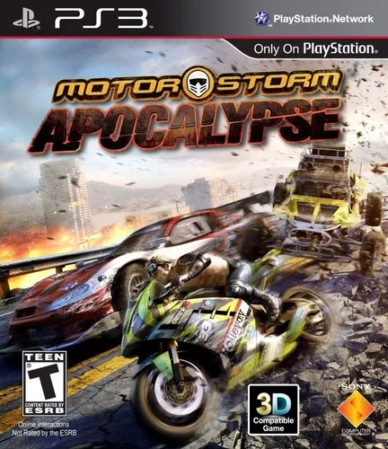 Motorstorm Apocalypse Jogo Ps3 Playstation 3 Corrida