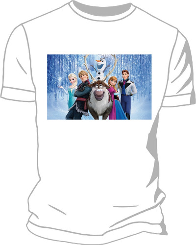 Remera Estampada Sublimada Violetta Frozen