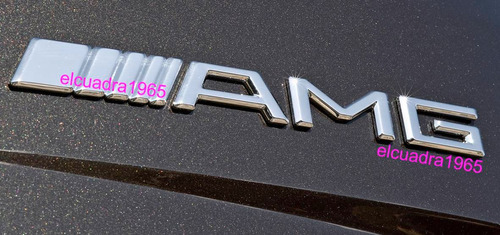 Emblema Insignia Logo Amg Mercedes Benz En Aluminio