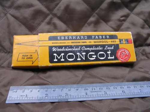 Mundo Vintage: Estuche De Lapiz Mongol Faber Lpf Ectr5s