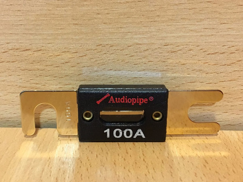 Fusible Anl Audiopipe 100 Amp 32 Volts 24 K Gold Anl-100a