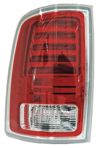 Calavera Dodge Pick Up 16 Leds Filo Cromado Izquierda