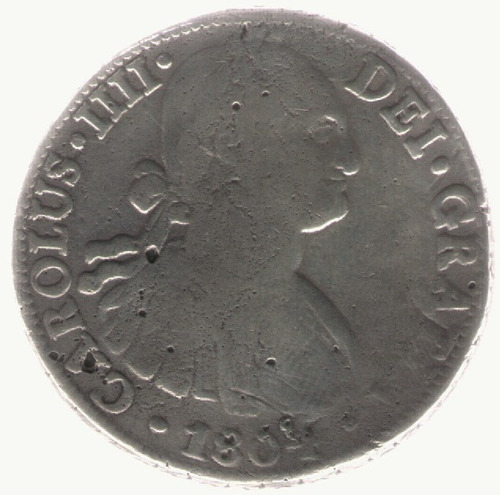 Mexico 8  Reales  1804 T.h  B+