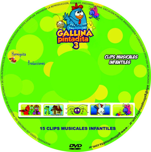 Gallina Pintadita 3 Dvd Original Completo En Español Latino!