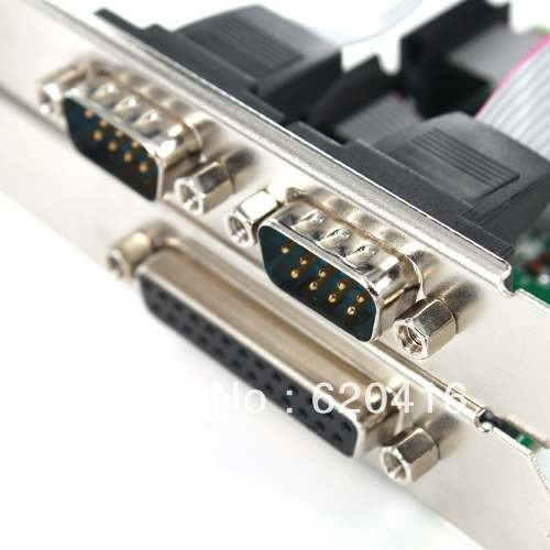Tarjeta Encore Pci-e X1 Un Paralelo Db25 + Dos Seriales Db9