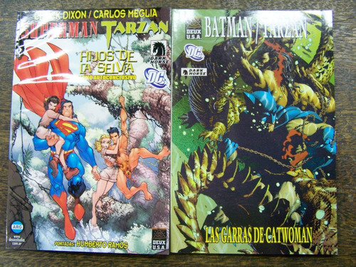 Batman/tarzan * Superman/tarzan * 2 Tomos * Carlos Meglia