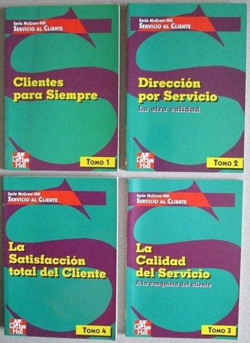 Serie Mcgraw Hill Servicio Al Cliente 4 Tomos